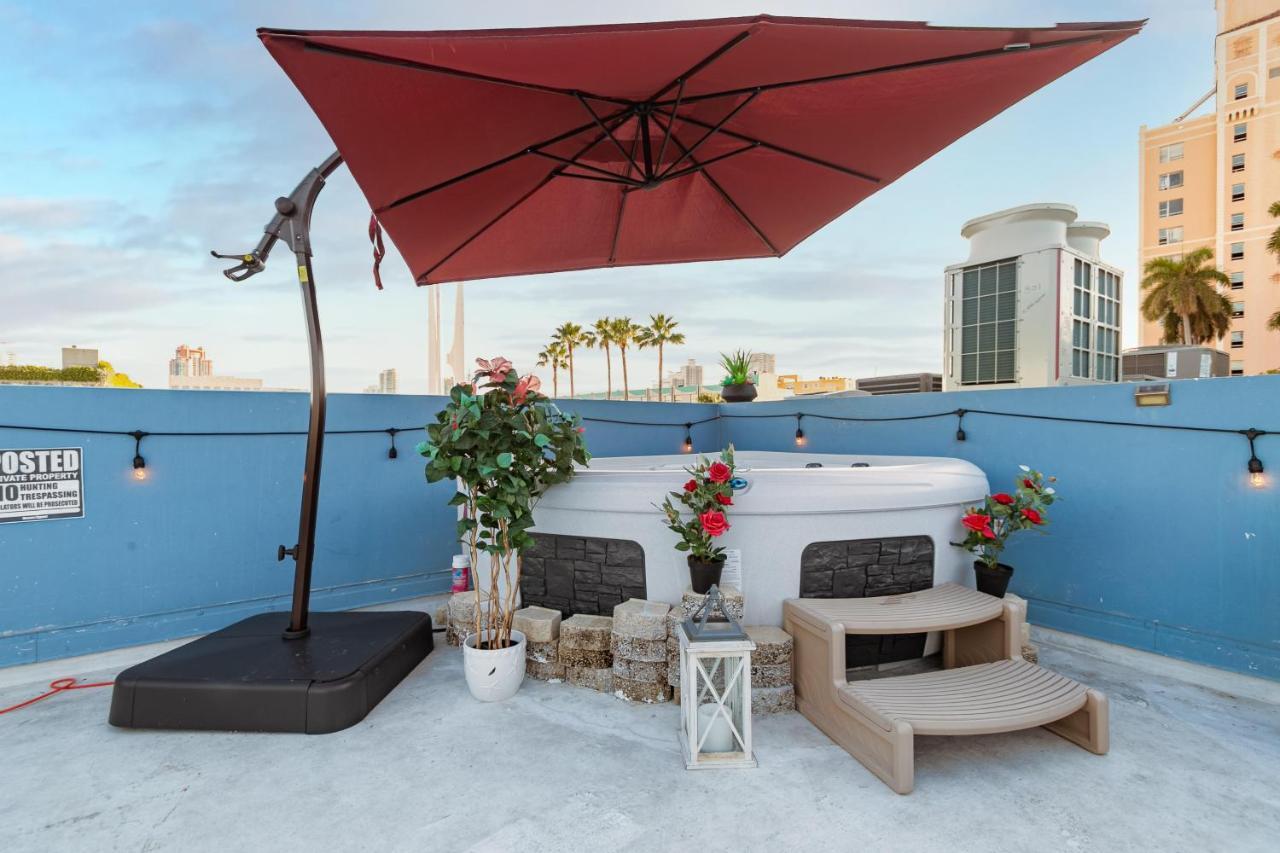 2Bedroom 2Bath Loft Exclusive Rooftop&Jacuzzi,1Block From Beach Miami Beach Kültér fotó